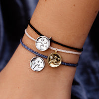 Crystal Wave Coin Bracelet Gallery Thumbnail