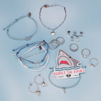 Swimming Shark Charm Bracelet Gallery Thumbnail