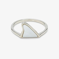 Mother of Pearl Shark Fin Ring Gallery Thumbnail