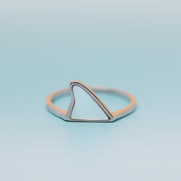 Mother of Pearl Shark Fin Ring Gallery Thumbnail