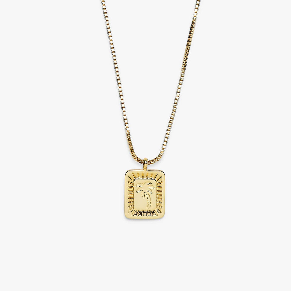 Palm Burst Pendant Necklace 1