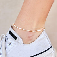 Ventura Stretch Bead Anklet Gallery Thumbnail