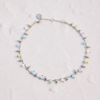 Blue Sea Hanging Bead Anklet Gallery Thumbnail