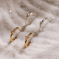Shimmering Hoop Earrings Gallery Thumbnail