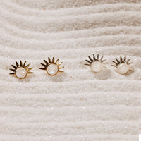 Sunrise Moonstone Earrings Gallery Thumbnail