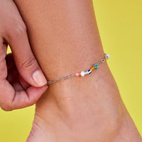 Sweet Melody Chain & Bead Anklet Gallery Thumbnail