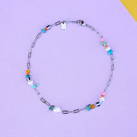 Sweet Melody Chain & Bead Anklet Gallery Thumbnail