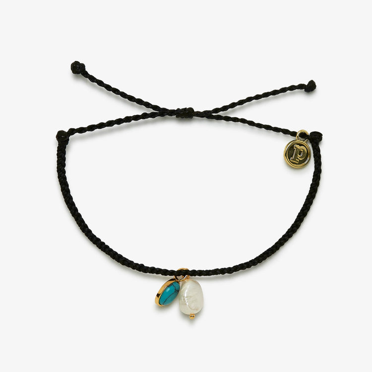 Pearl & Turquoise Charm Bracelet