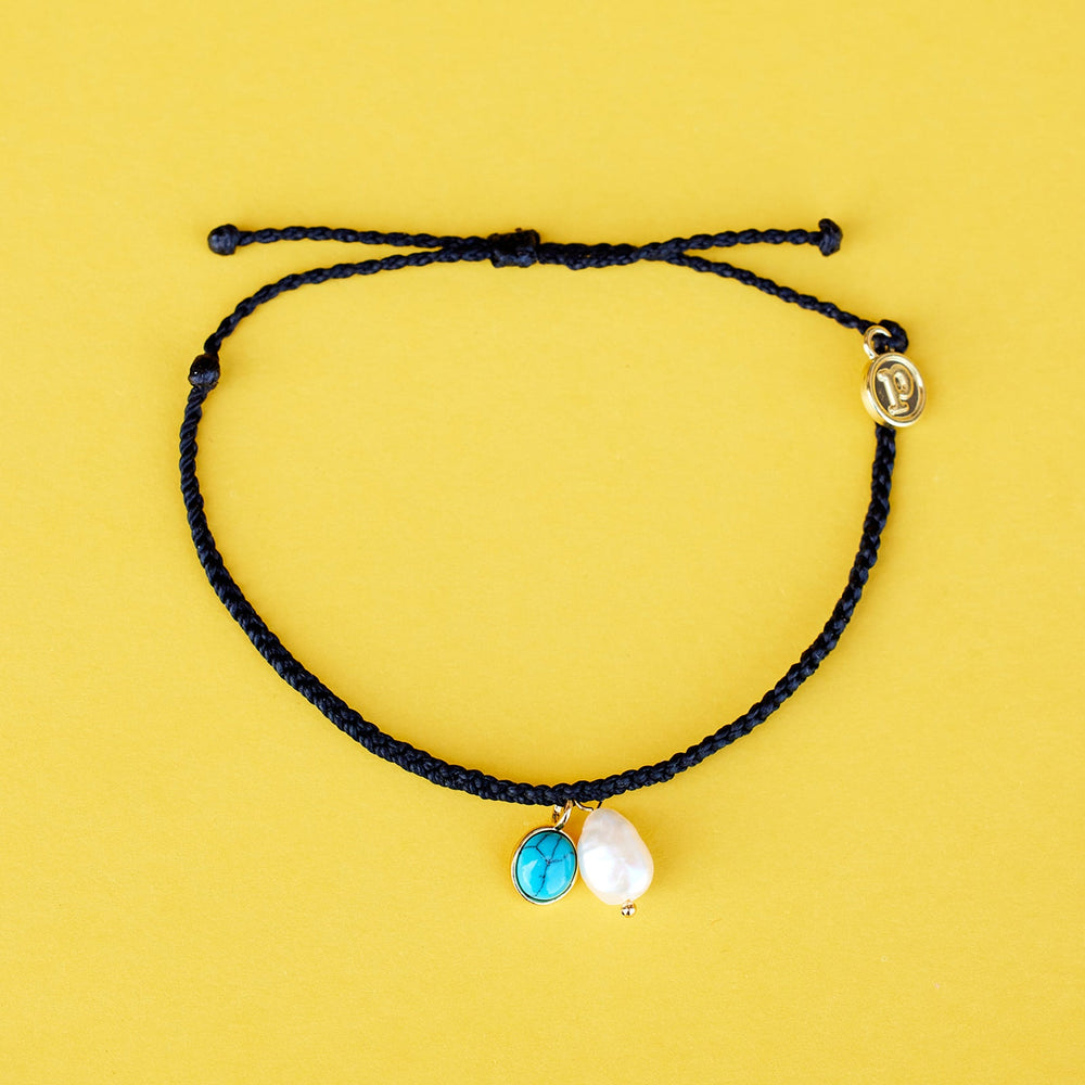 Pearl & Turquoise Charm Bracelet 4