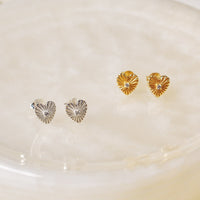 Sunburst Heart Earrings Gallery Thumbnail