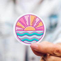 Tropical Sunset Sticker Gallery Thumbnail