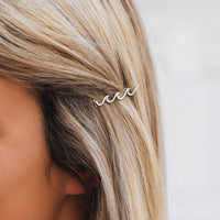 Wave Hair Barrettes (Set of 2) Gallery Thumbnail