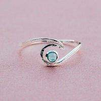Shimmering Wave Ring Gallery Thumbnail
