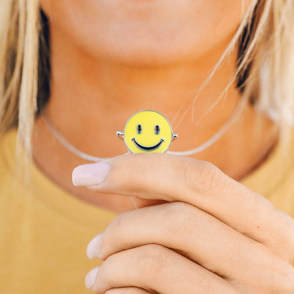 Happy Face Spinner Necklace 3
