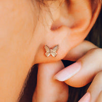 Butterfly In Flight Earrings Gallery Thumbnail
