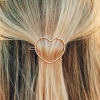 Heart Hair Barrette Gallery Thumbnail
