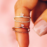 Stone Chain Ring Gallery Thumbnail