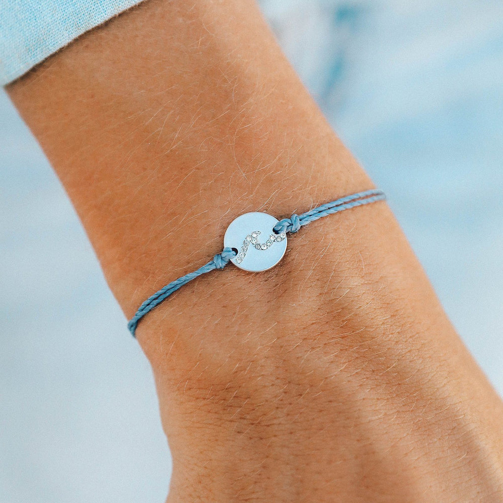 Pave Wave Coin Charm 6