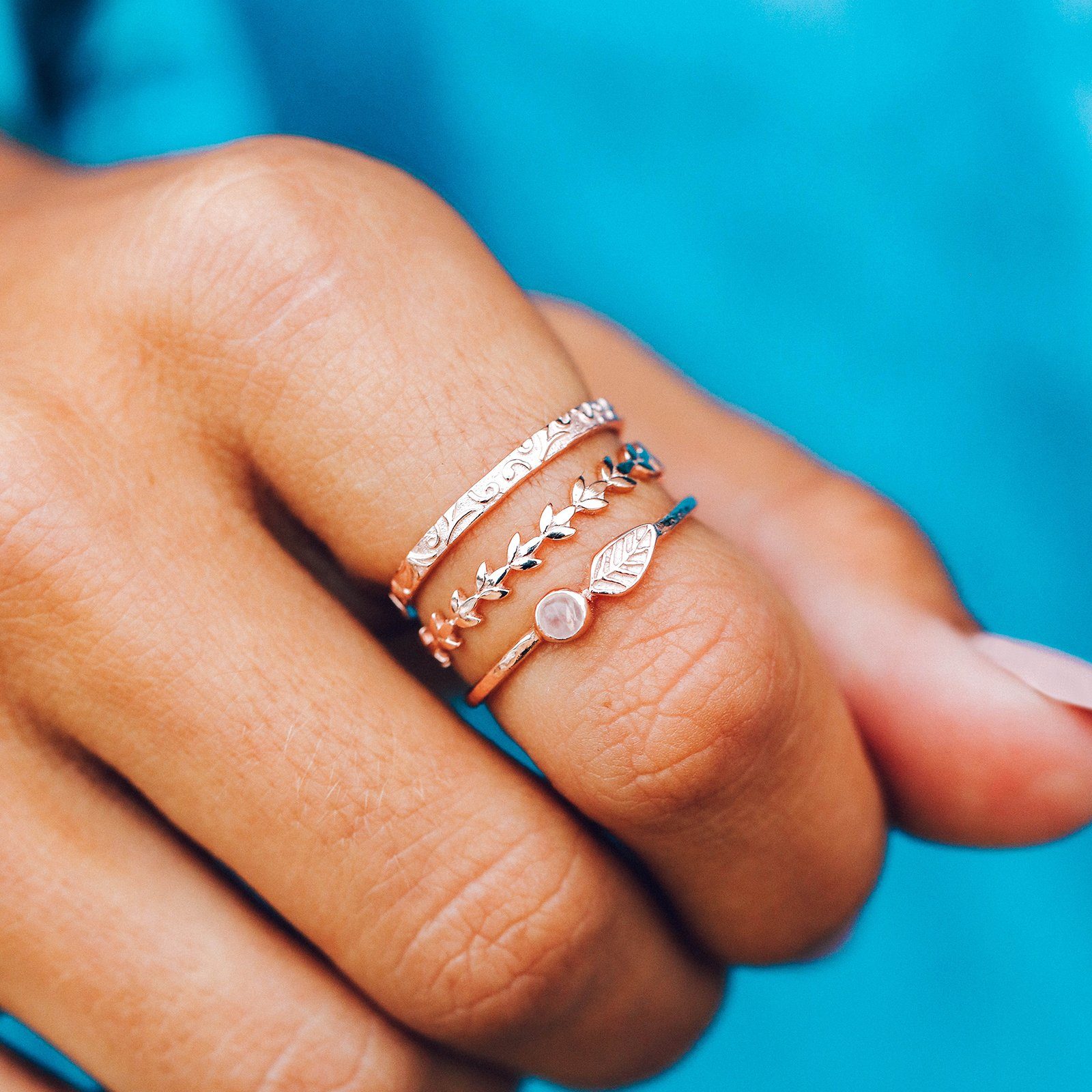 Pura vida pearl sales stackable ring