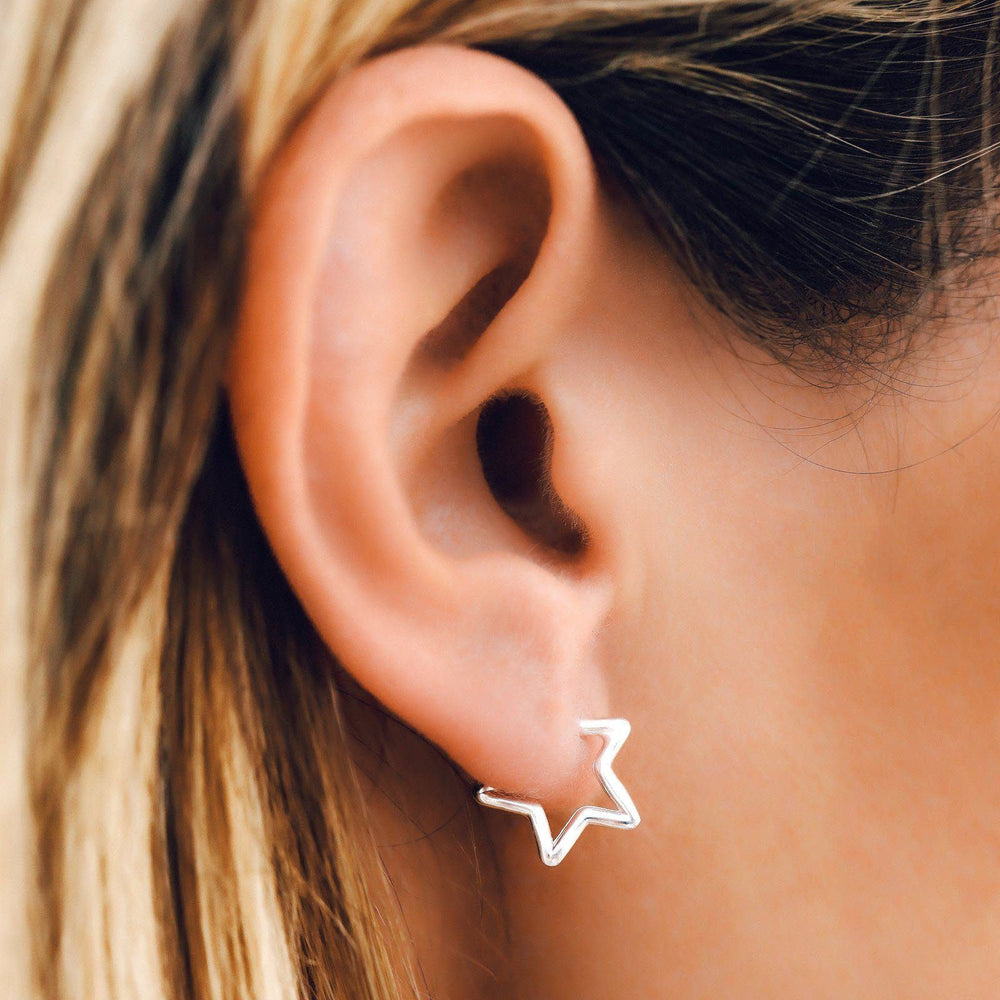 Seeing Stars Hoop Earrings 3