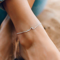 Pave Wave Anklet Gallery Thumbnail