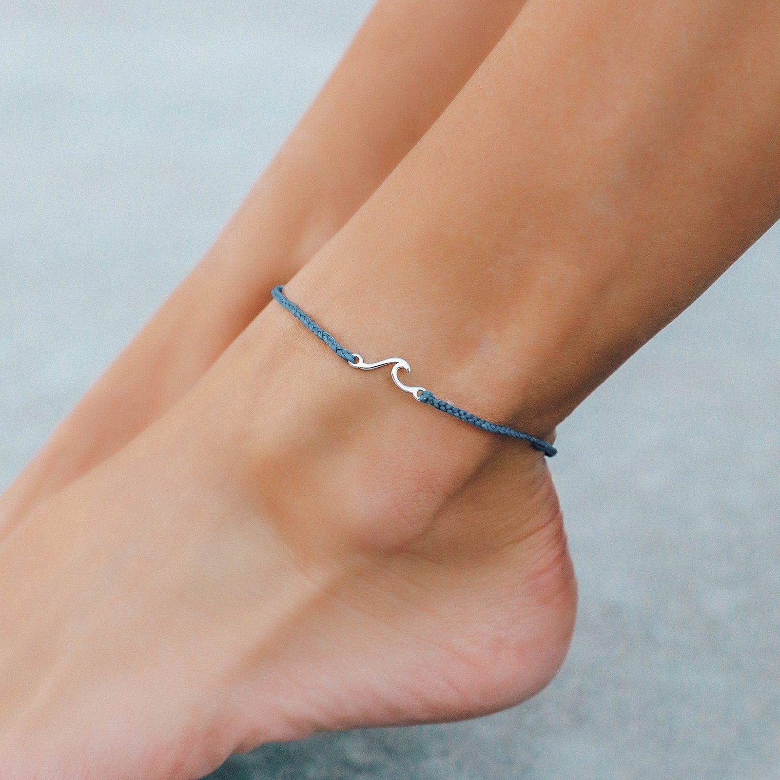 Pura vida sale beach life anklet