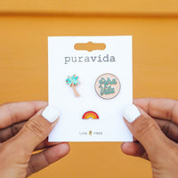 Pura Vida Pin Set Gallery Thumbnail