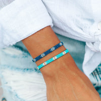Pura Vida Flat Bead Bracelet Gallery Thumbnail