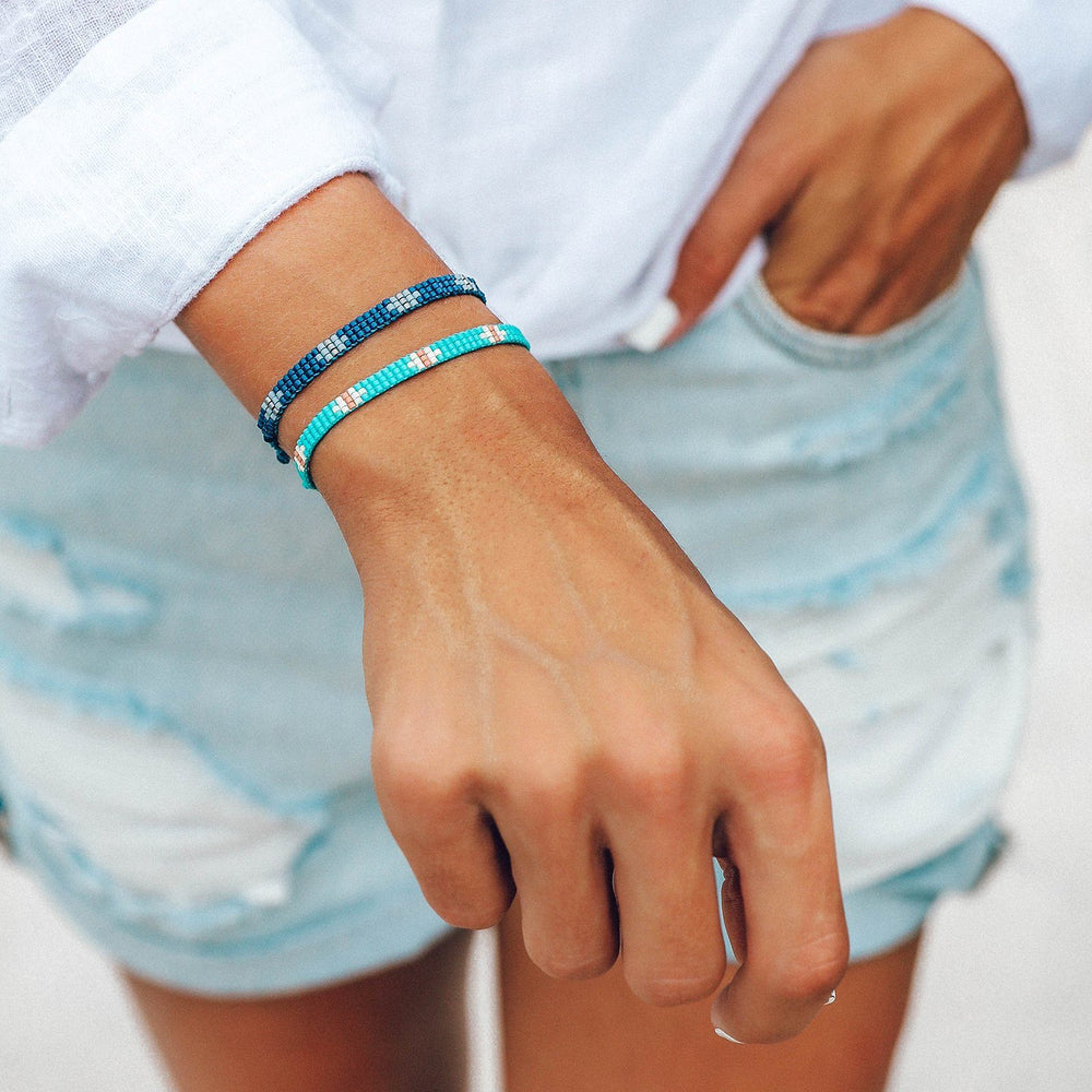 Flat Bead Bracelet 6