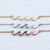 Delicate Wave Anklet Gallery Thumbnail