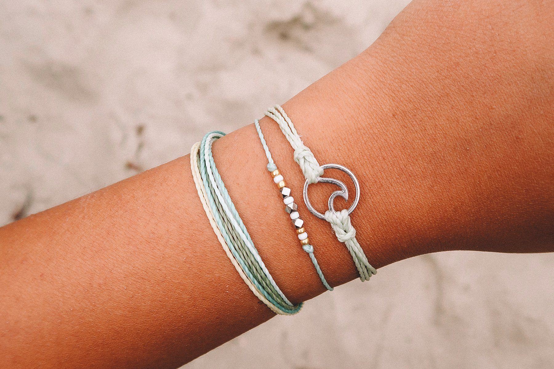 Pura vida silver wave bracelet outlet