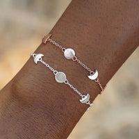 Moon Phases Chain Bracelet Gallery Thumbnail