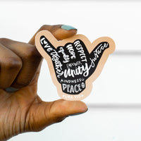 Racial Justice Awareness Sticker Gallery Thumbnail