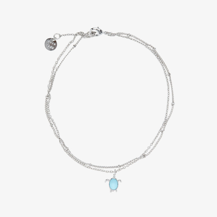 Double Chain Turtle Anklet