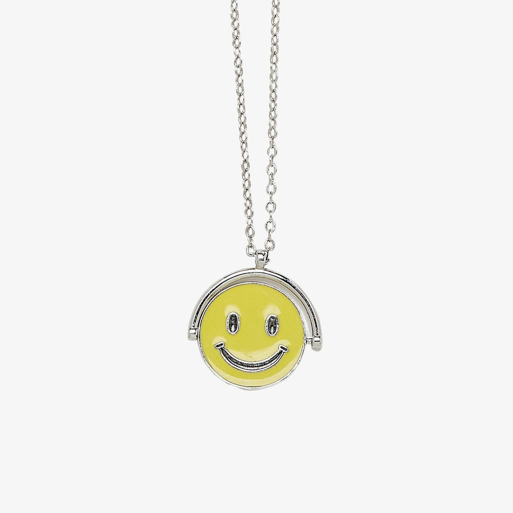 Happy Face Spinner Necklace 1