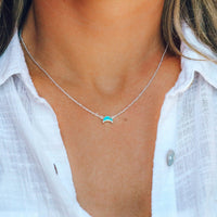 Crescent Moon Necklace Gallery Thumbnail