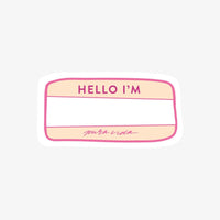 My Name Is Sticker Gallery Thumbnail