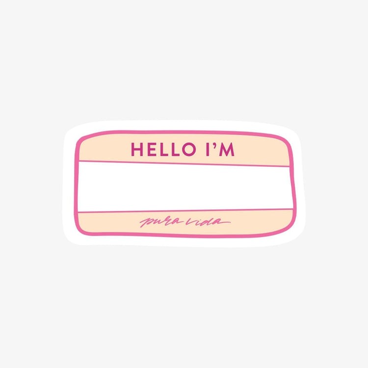 My Name Is Sticker
