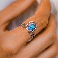 Crowned Opal Ring Gallery Thumbnail
