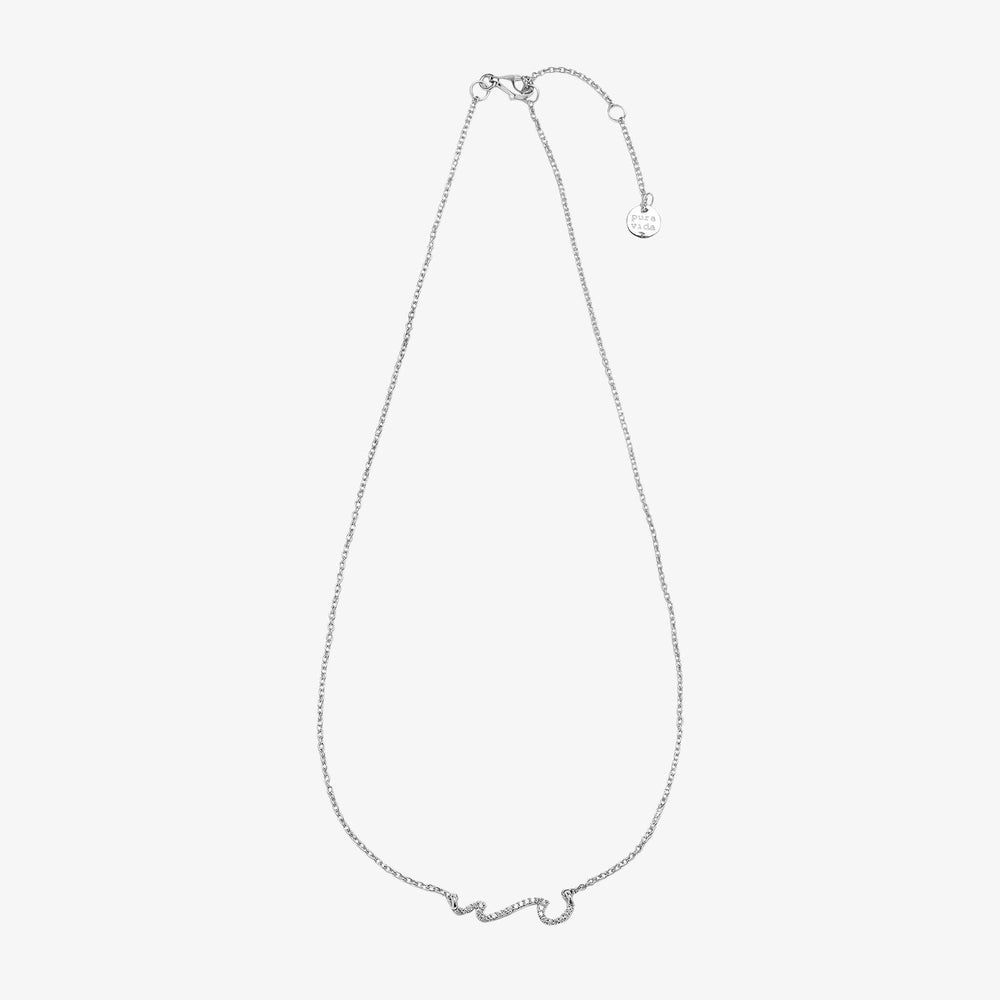 Pave Wave Necklace 2