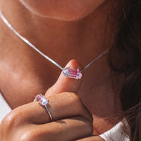 Mermaid Quartz Pendant Necklace Gallery Thumbnail