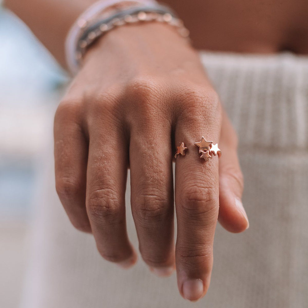 Louis Vuitton Colour Blossom Mini Sun Ring, Pink Gold, White