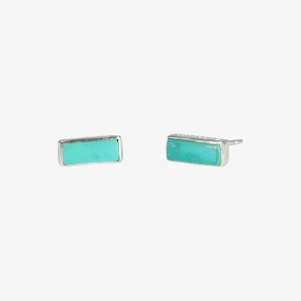 Turquoise Bar Earrings 1