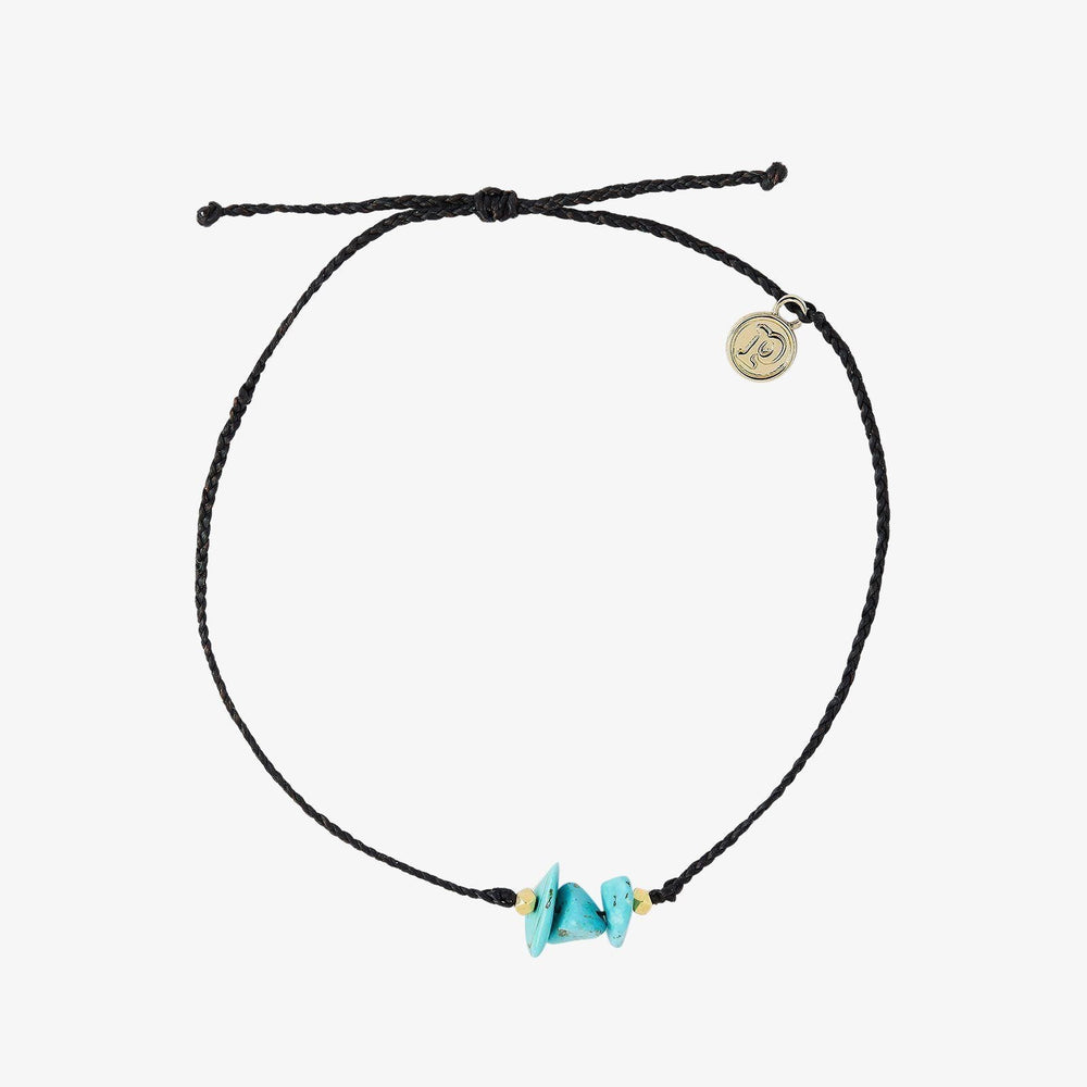 Turquoise Raw Stone Anklet 1
