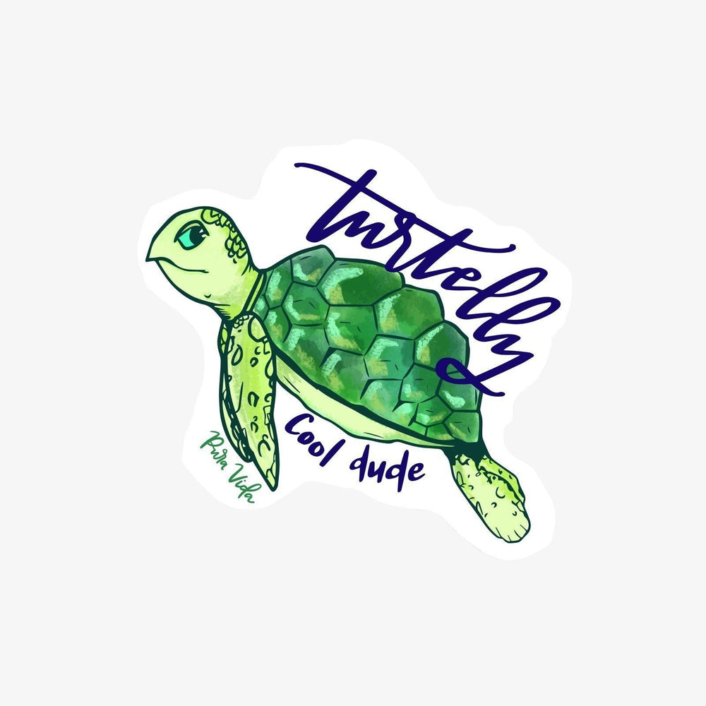 Turtelly Cool Sticker 1