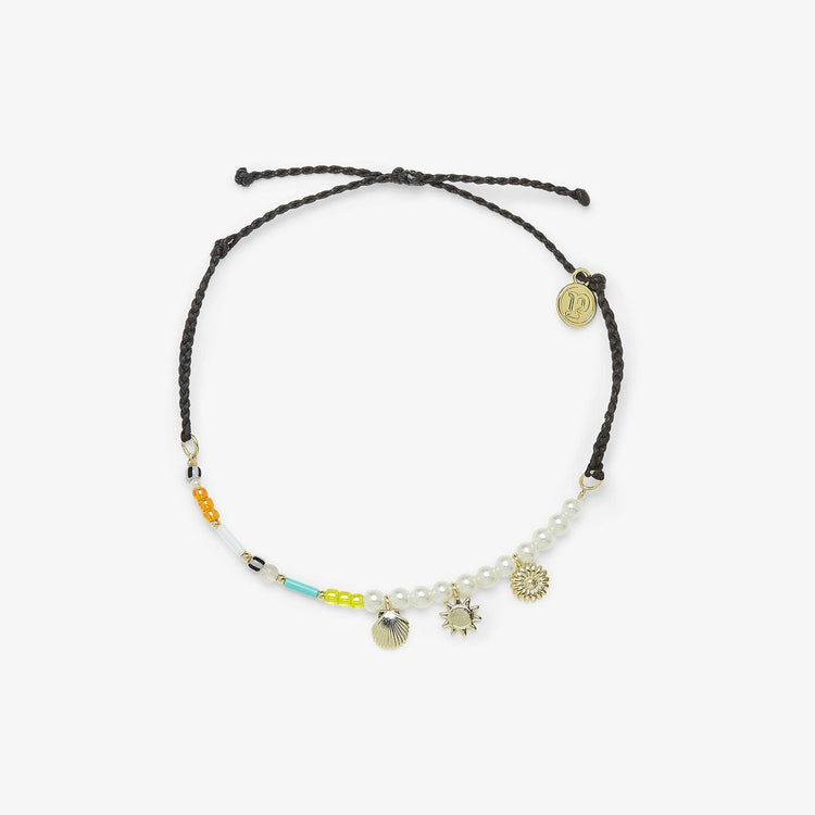 Mixed Charm & Bead Anklet