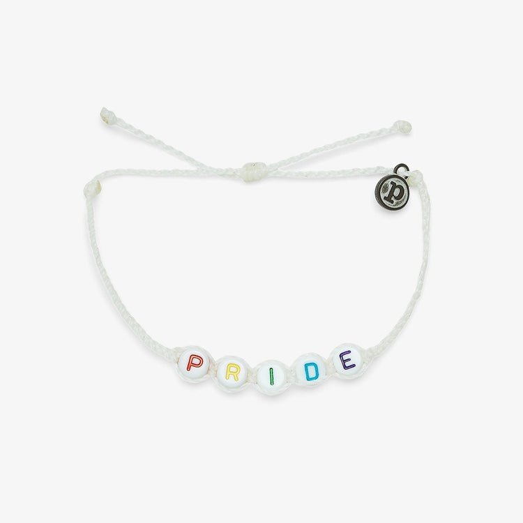 Pride Alphabet Bead Bracelet