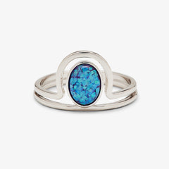 Crowned Opal Ring