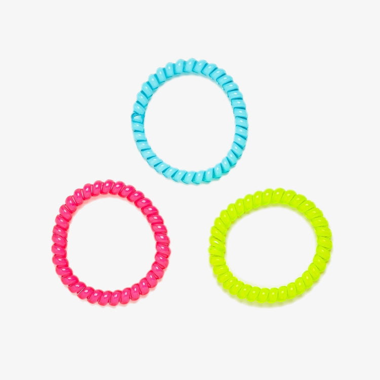 Neon Coil Scrunchies (Set of 3)