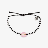 Pink Cowrie Seed Bead Bracelet Gallery Thumbnail